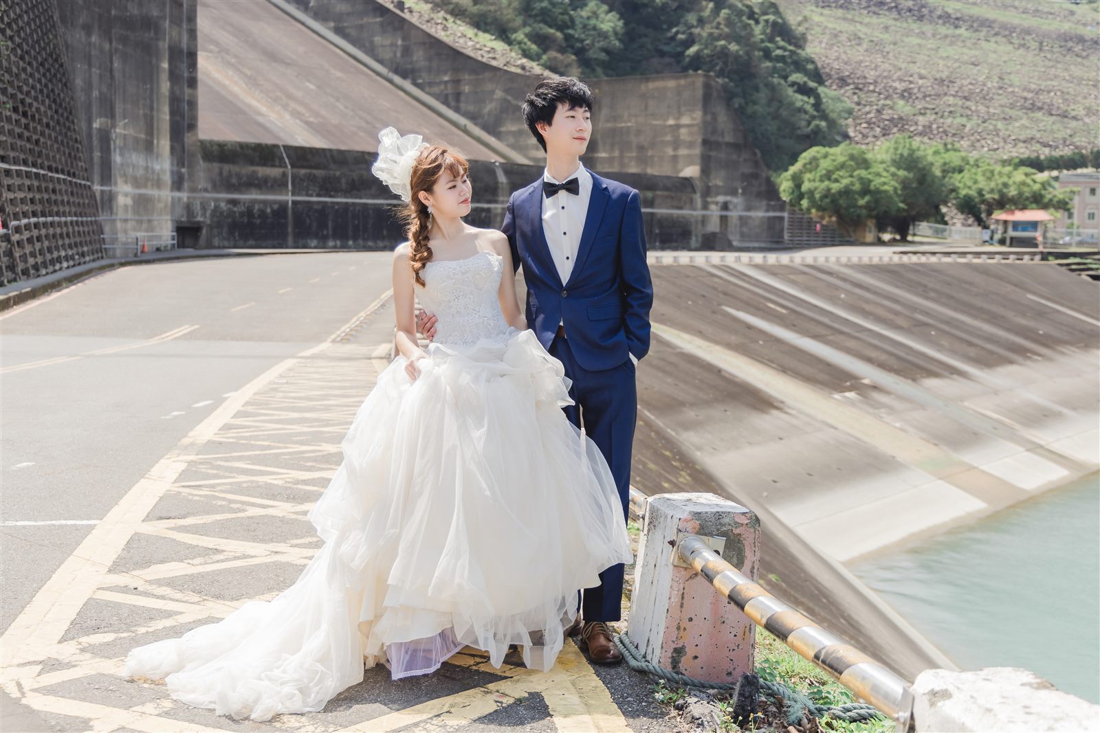 中壢山水婚紗,湖畔婚紗照