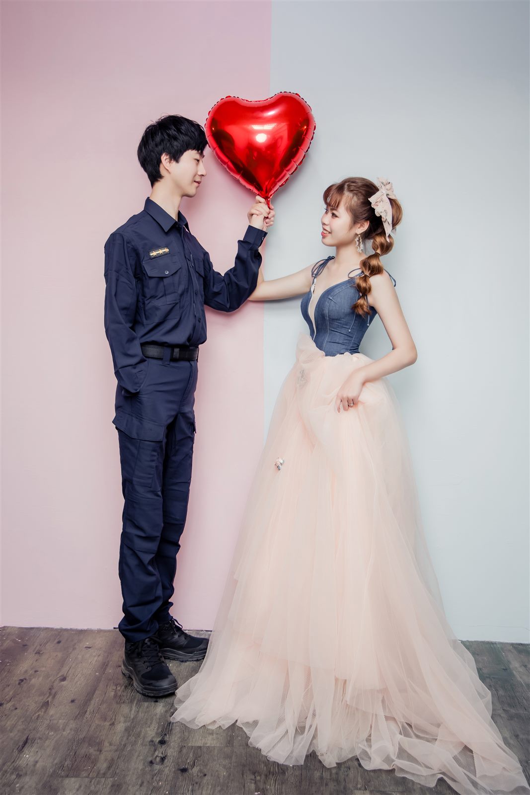 中壢主題婚紗,制服婚紗照
