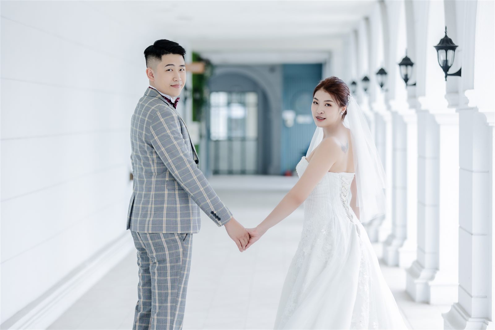 純白歐式婚紗,中壢婚紗照