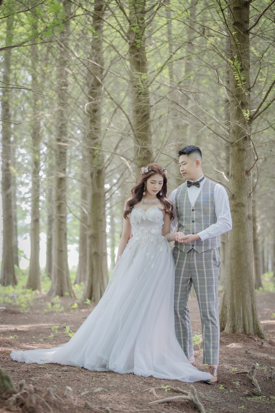 中壢森林系婚紗,落羽松婚紗