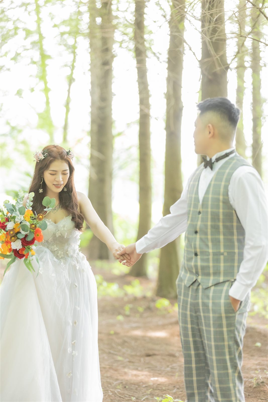 中壢森林系婚紗,中壢婚紗風格