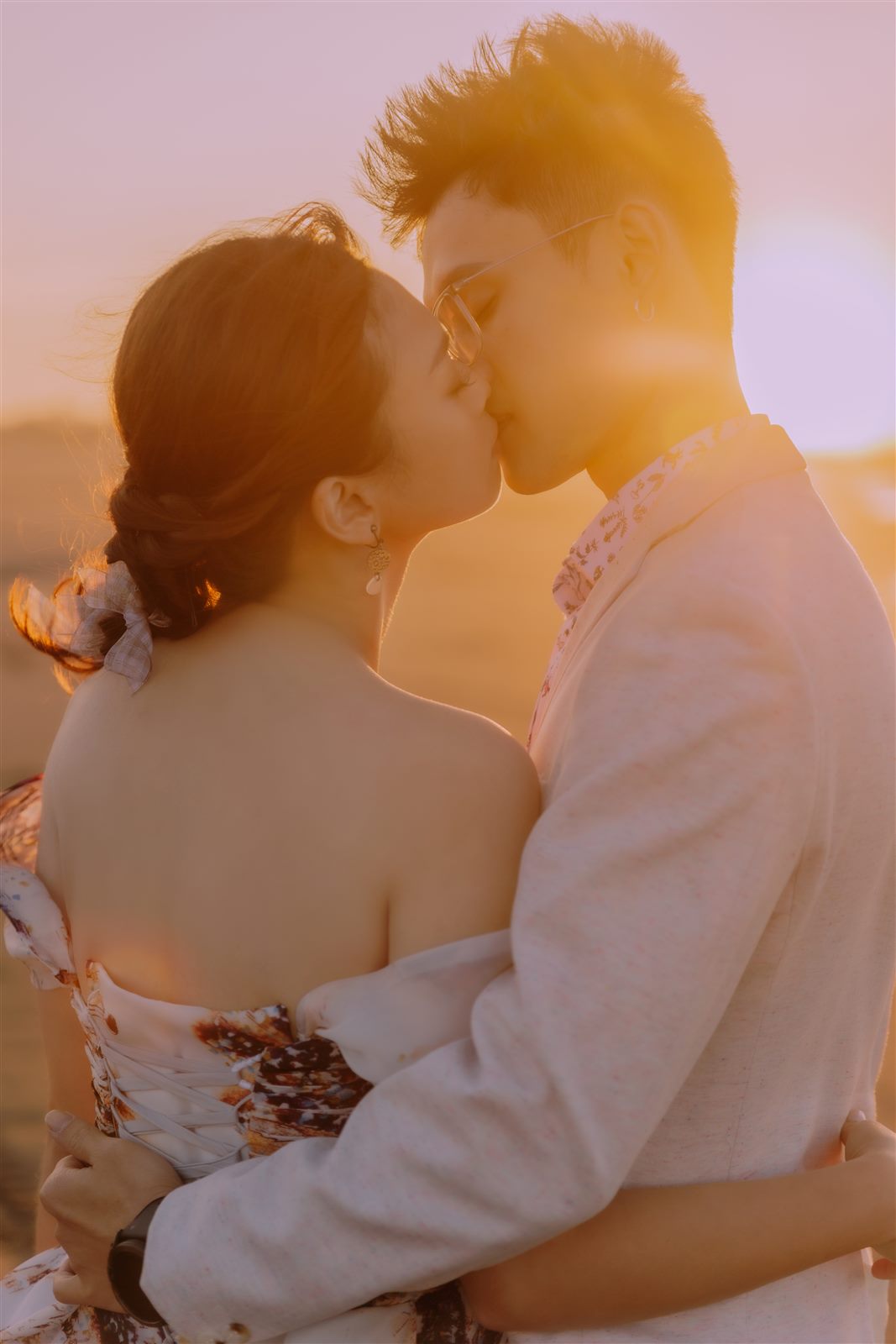 中壢海邊婚紗,夕陽婚紗照